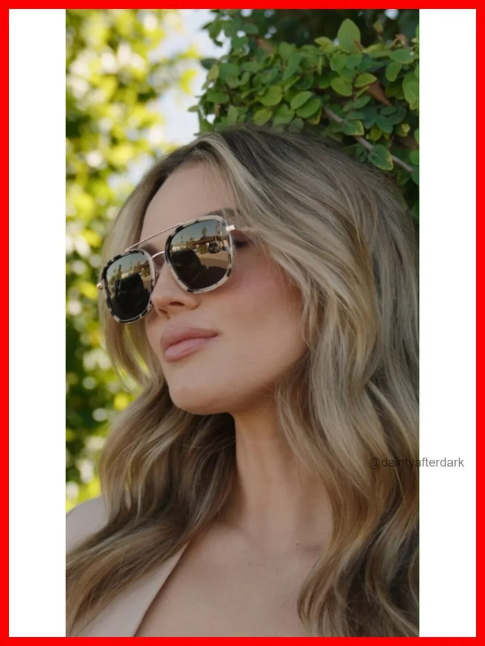 Polarized Aviator Sunglasses Women UV400 Double Bridge Stainless Steel Acetate